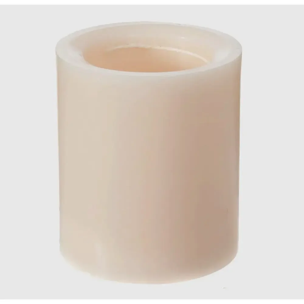 Spiral Light Candle Vanilla Tobacco 4x4 Round 30hr Burn -Brand New Medium